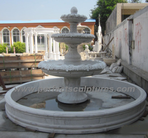 Marble Water Fountain for Stone Garden Fountain (SY-F342)